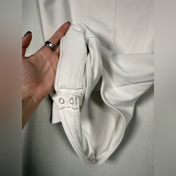 SO White Corset Sleeveless Bodysuit Small - Picture 5 of 6